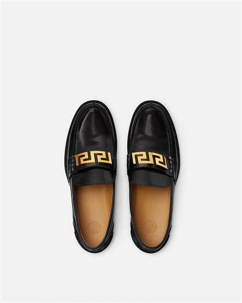 loafer versace shoes women|Versace greca loafers male black.